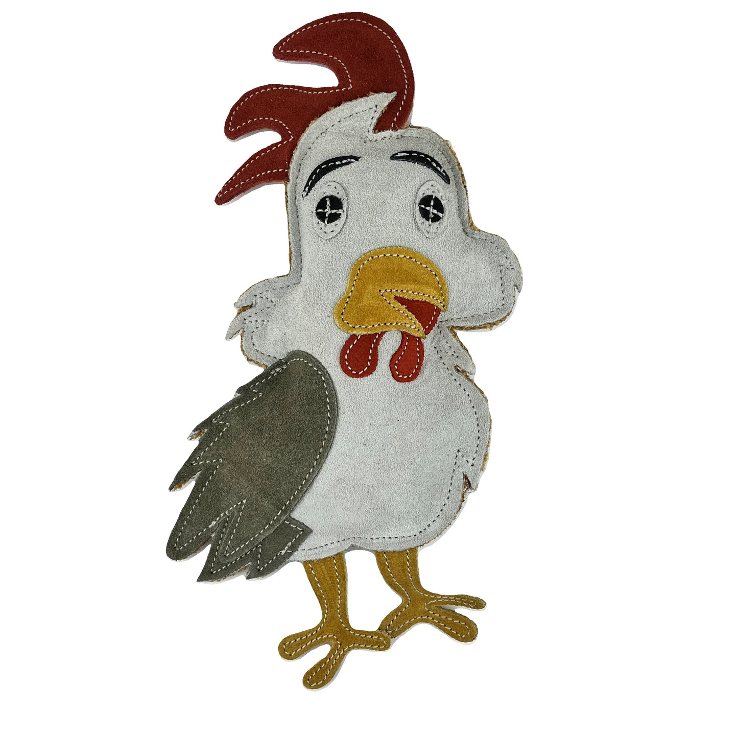 Farmer Brown Suede Pet Toys-Chicken
