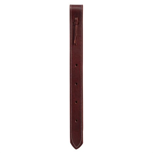 Burgundy Latigo Off Billet Double Stitched