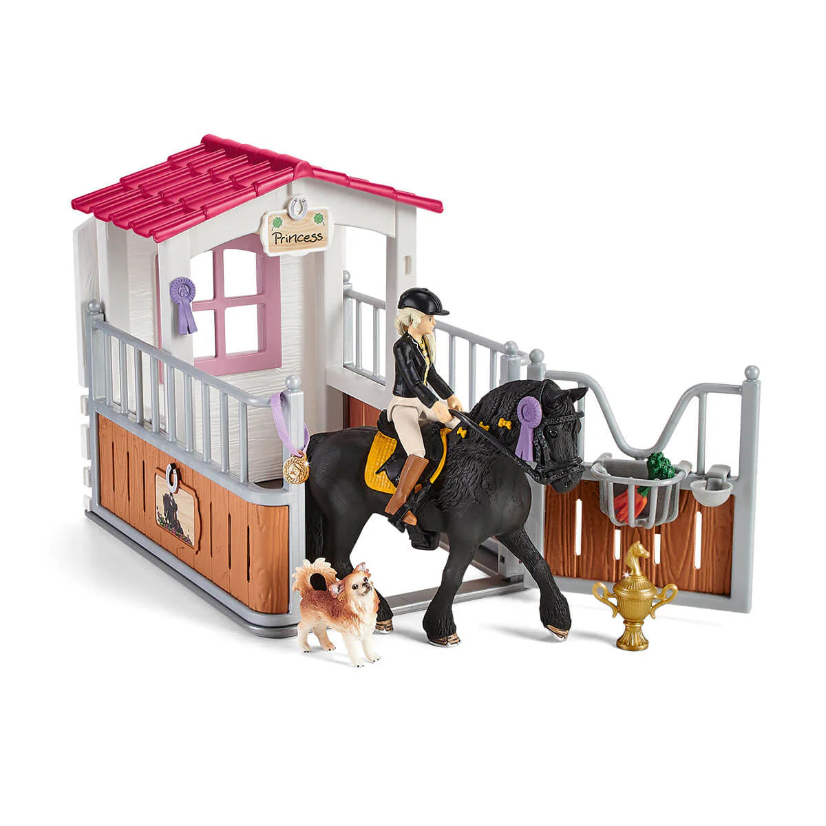 Schleich-Horse Box w/ Horse Club (Tori & Princess)