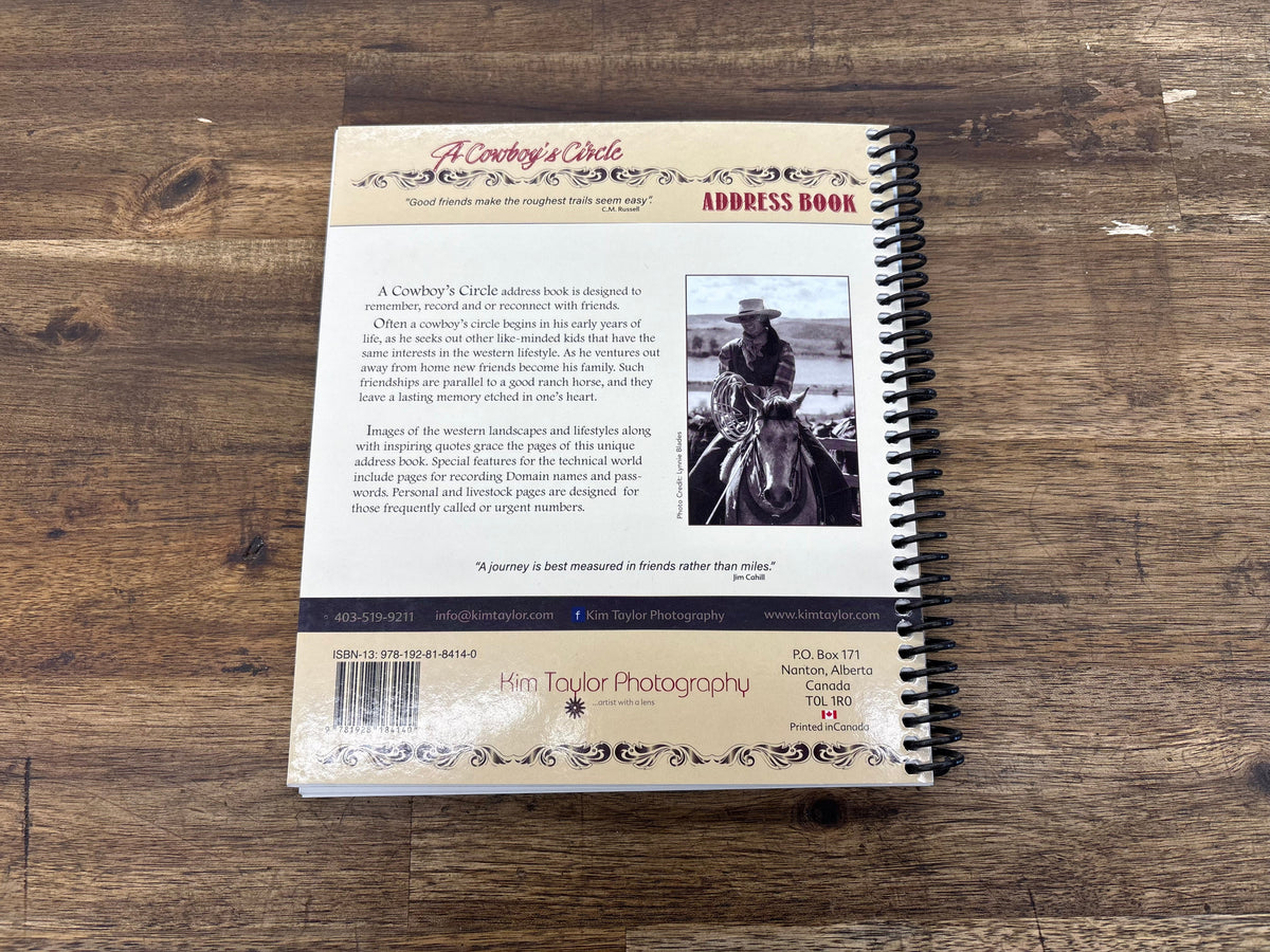 A Cowboy's Circle Address Book