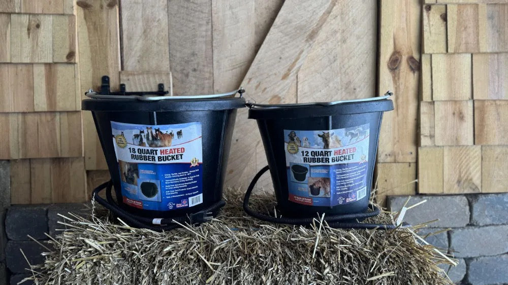 12 Quart Heated Rubber Bucket