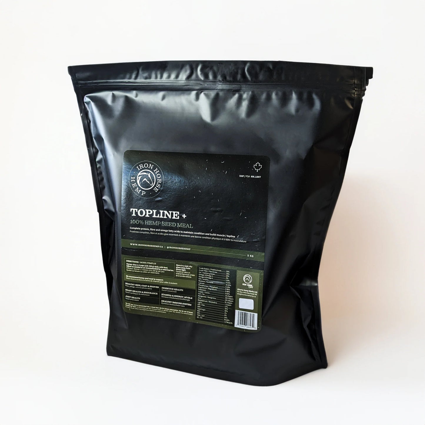 Iron Horse Topline+ Hemp Seed Powder 5kg