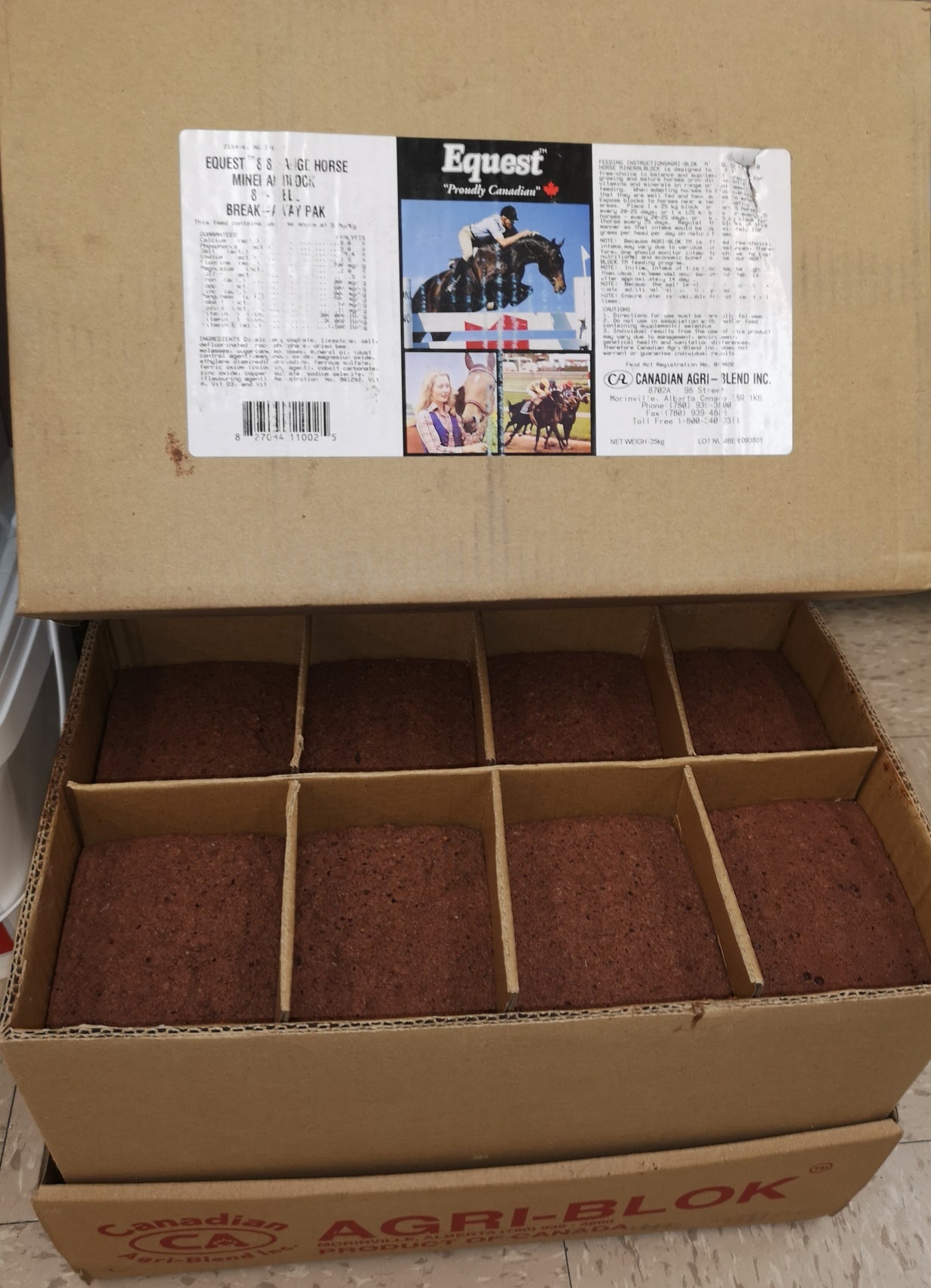 Equest- Agri-blok 8:8 Mineral