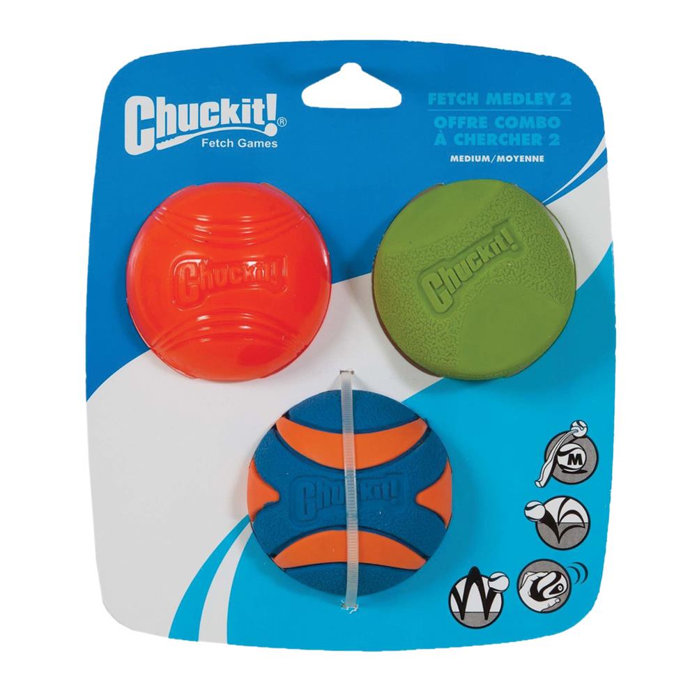 Chuck It! Fetch Medley 2 (3 pack)