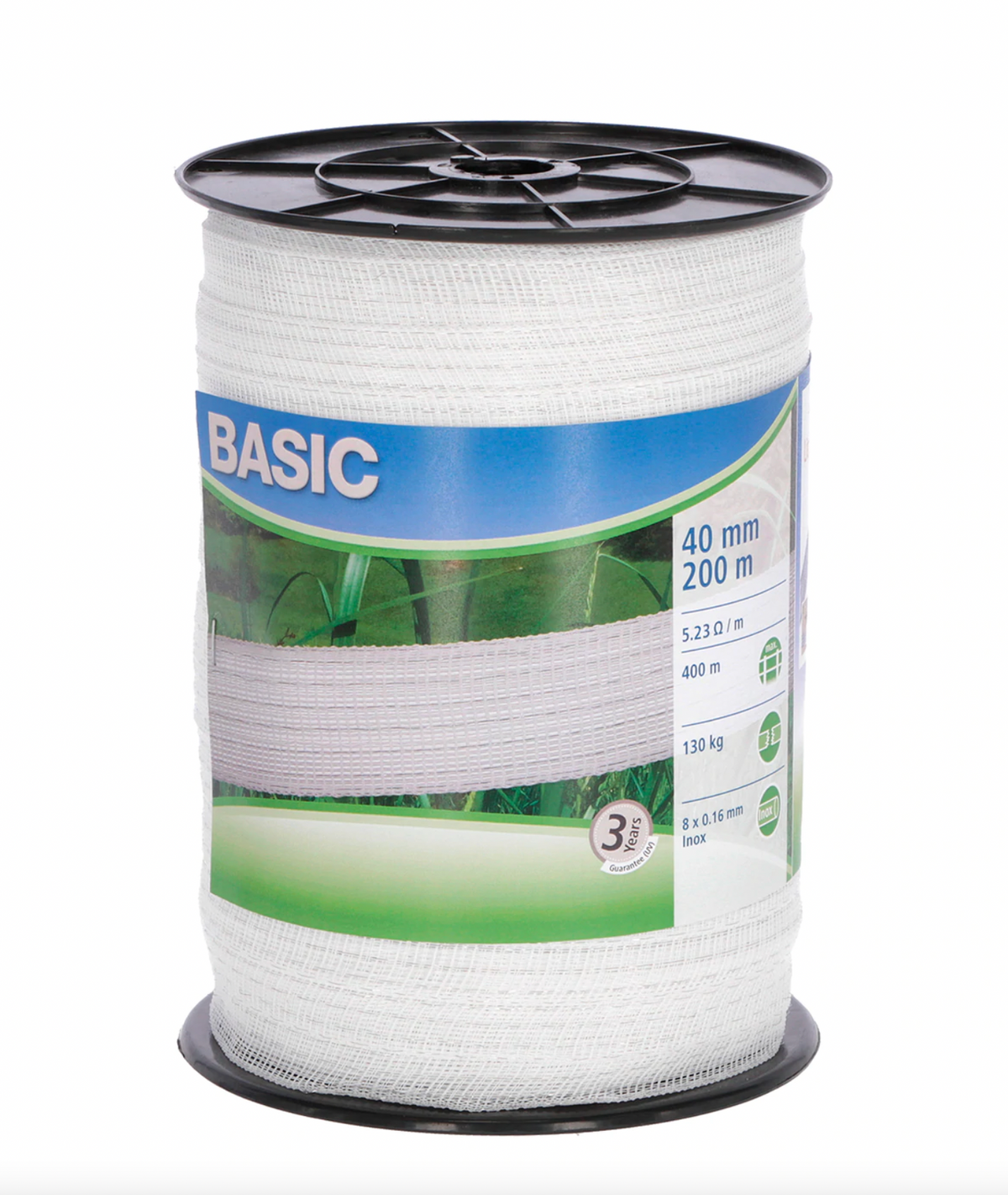 Corral Basic Fencing Tape 40mm x 200m ( White )