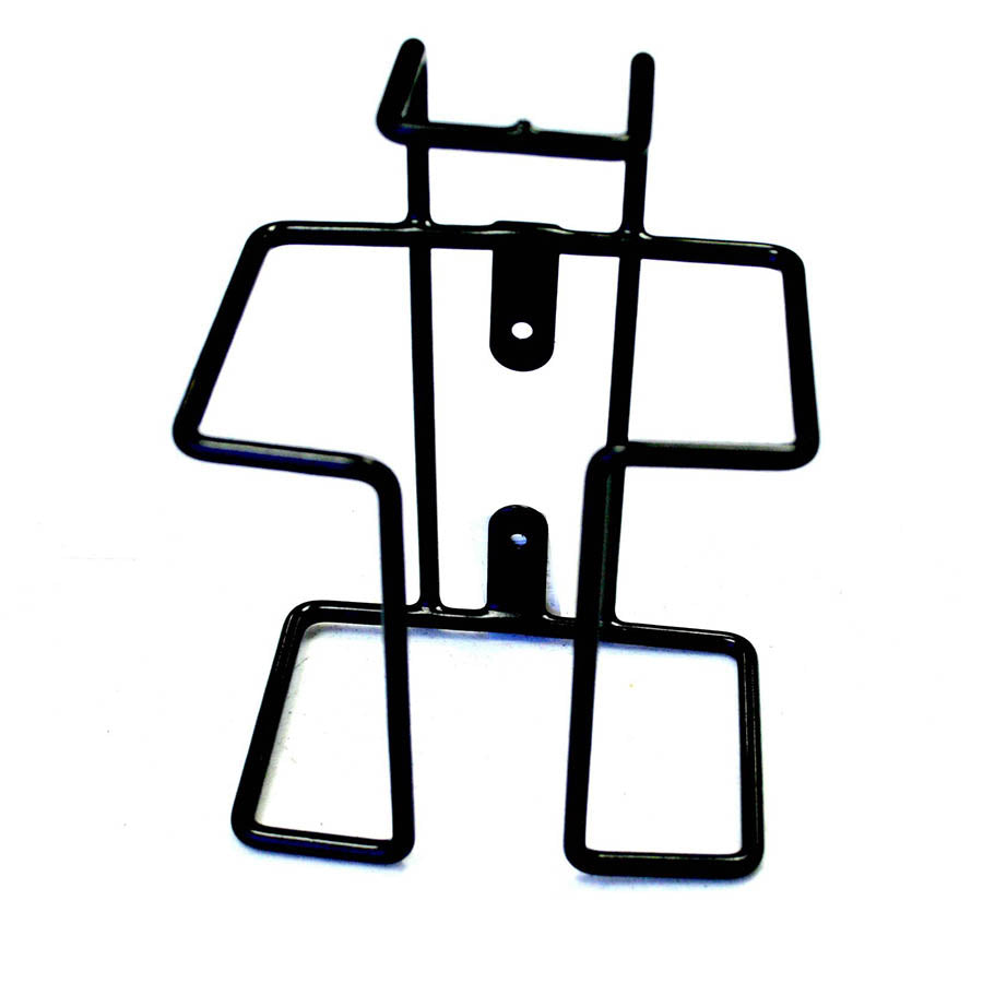 Metal Rubber Coated Salt Block Holder - Black