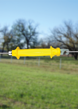 Yellow Rubber Gate Handle