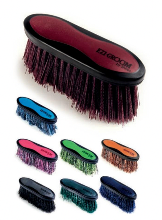EZI-Groom Grip Long Bristle Dandy Brush