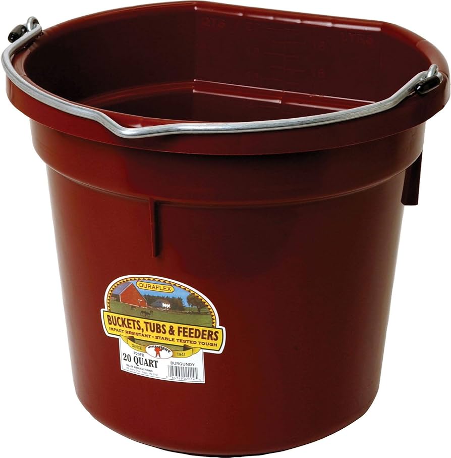 Plastic Flatback Bucket