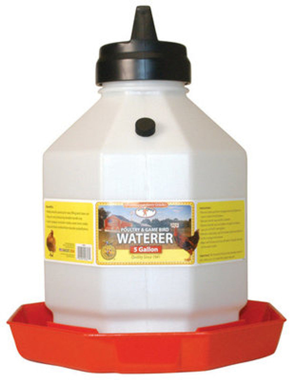 5 Gallon Plastic Poultry Fount