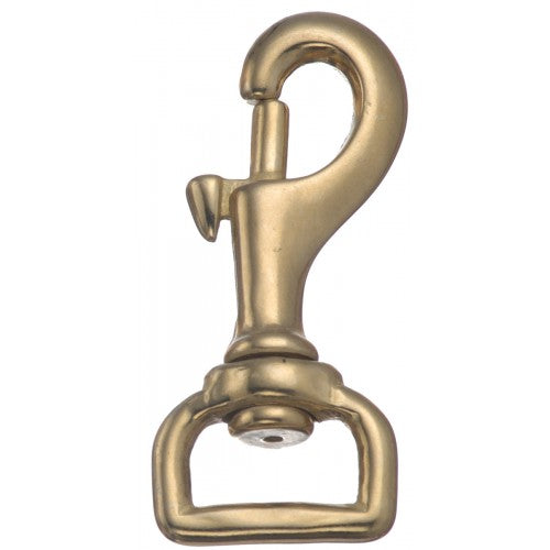 Solid Bronze Heavy Weight Bolt Snap Square Eye 1"