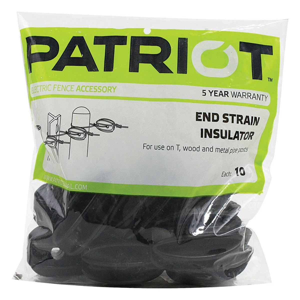 Patriot End Strain Insulator 10pk