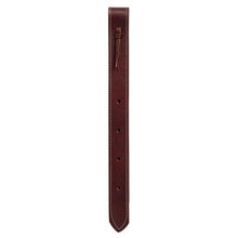 Burgundy Latigo Off Billet Double Stitched