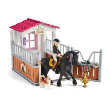 Schleich-Horse Box w/ Horse Club (Tori & Princess)