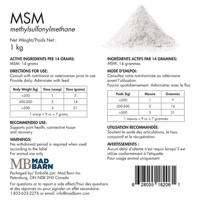 Mad Barn MSM 5kg