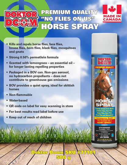 Doktor Doom Horse Spray Lemon Scent