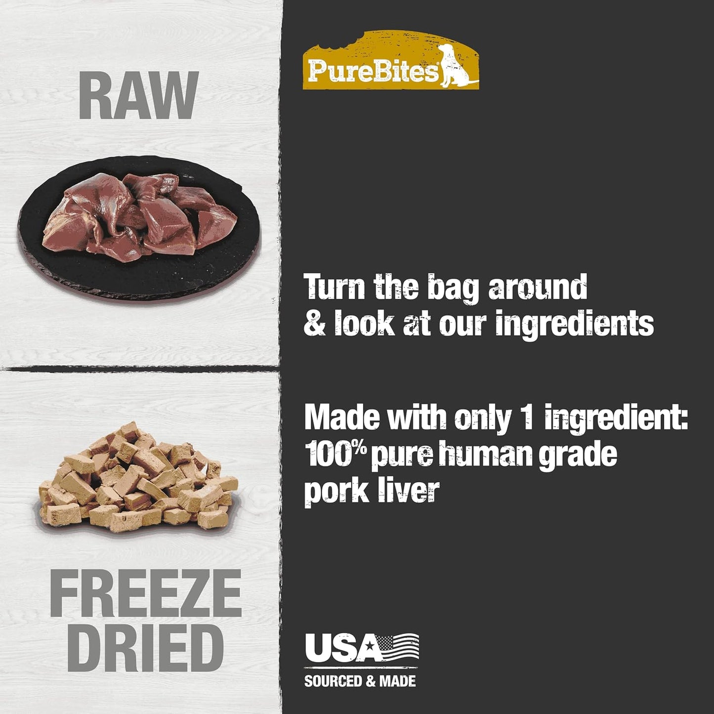 Purebites Pork Liver 100gm