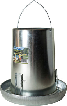 25lb Hanging Galvanized Poultry Feeder