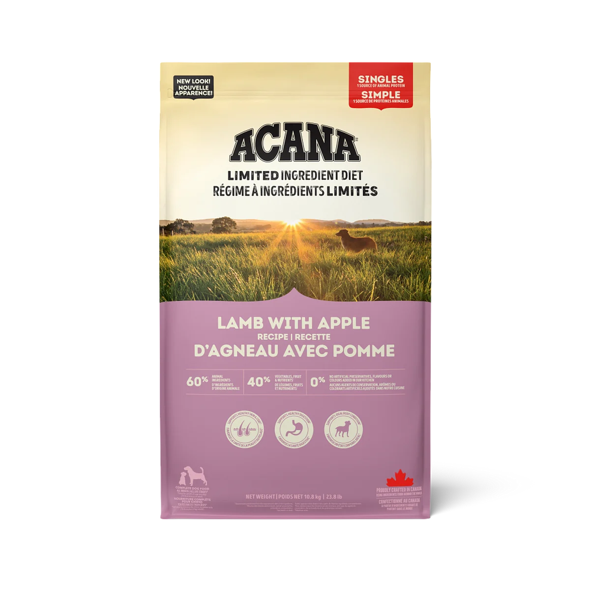 ACANA Dog Singles Lamb with Apple 1.8 kg