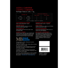 Mad Barn Acetyl-L-Carnitine 1kg