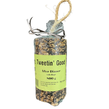 Tweetin Good Seed log After Dinner with rope