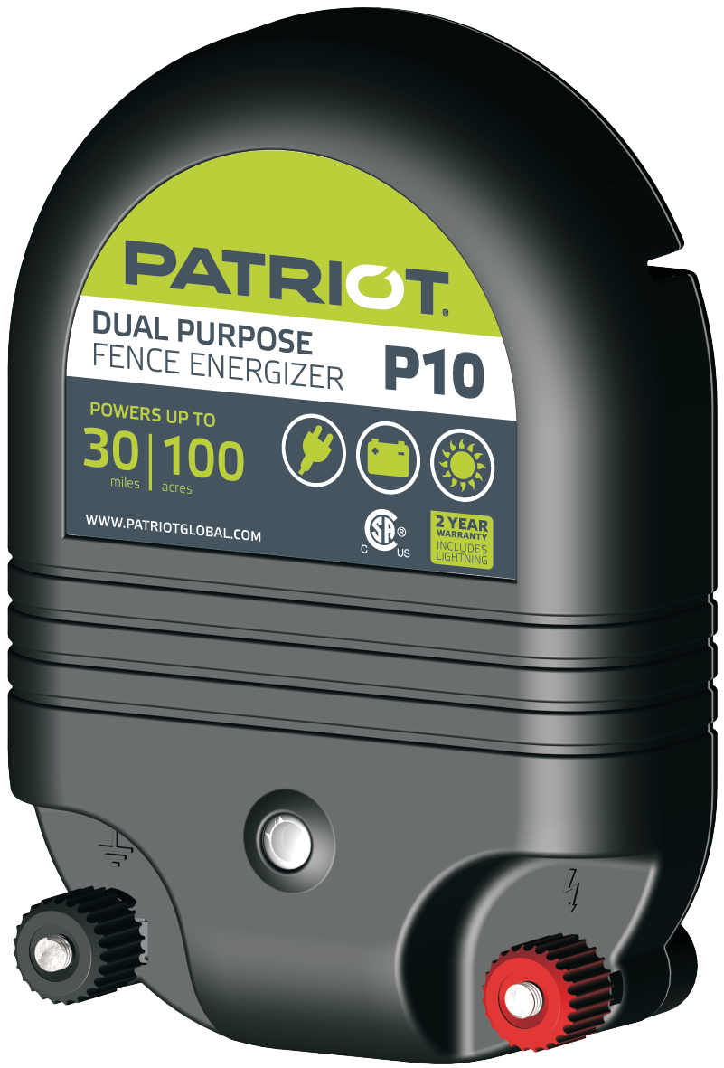 Patriot P10 Dual Purpose Fence Charger