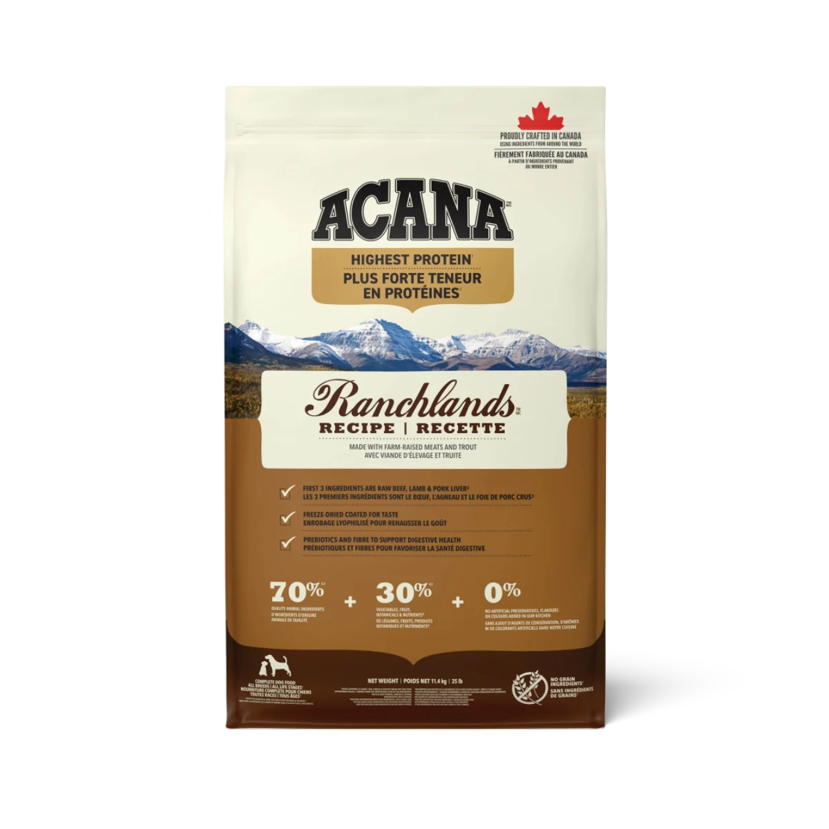 ACANA Dog Highest Protein Ranchlands 2 kg