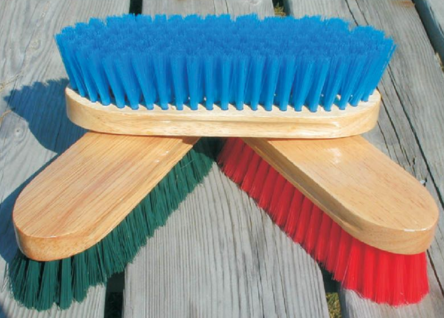 8" Soft Dandy Wood Block Brush Blue