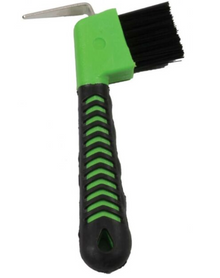 Soft Grip Hoof Pick w/Brush
