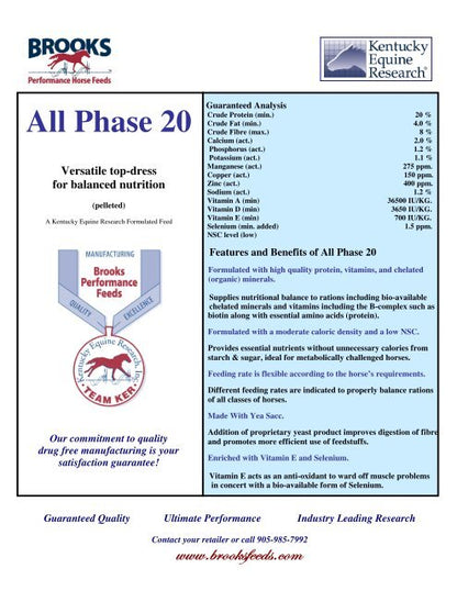 Brooks All Phase 20