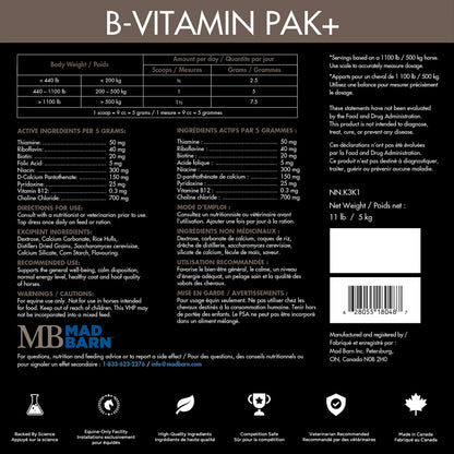 Mad Barn B-vitamin Pak+ 600gm