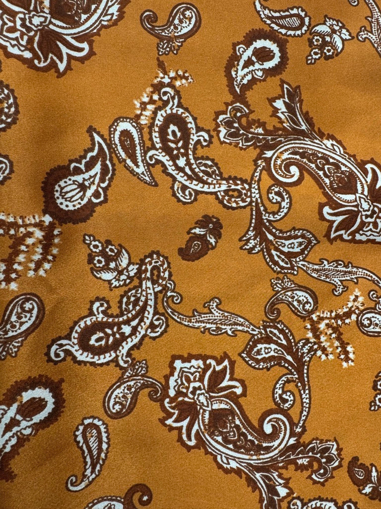 Handmade Wild Rag Rust Paisley
