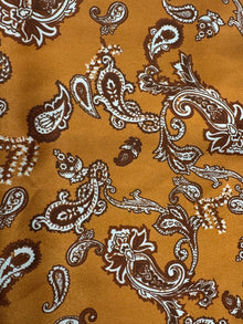 Handmade Wild Rag Rust Paisley