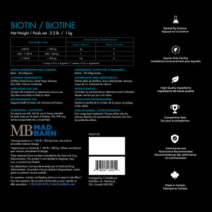 Mad Barn Biotin 1kg