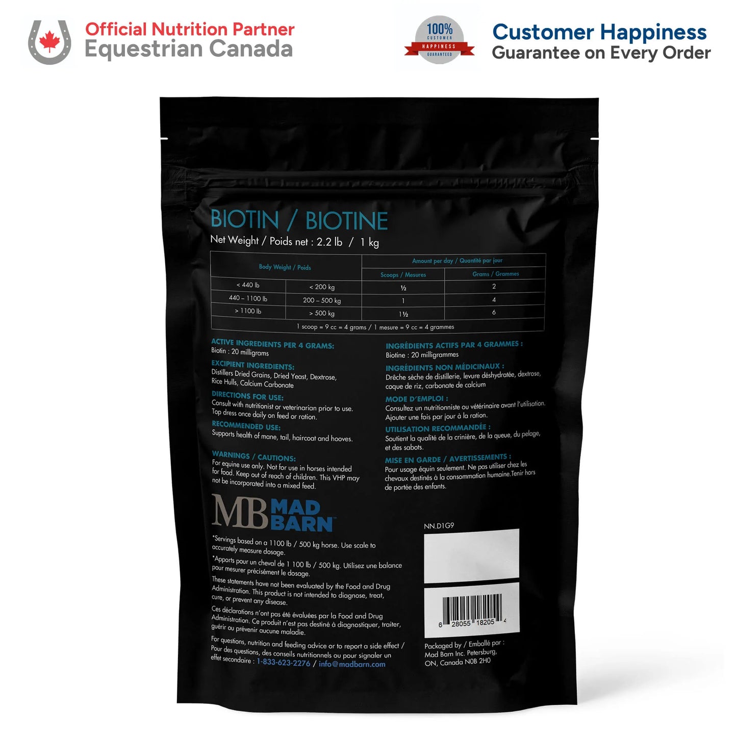 Mad Barn Biotin 1kg