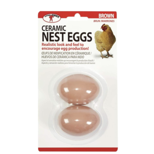 Ceramic Egg - Brown