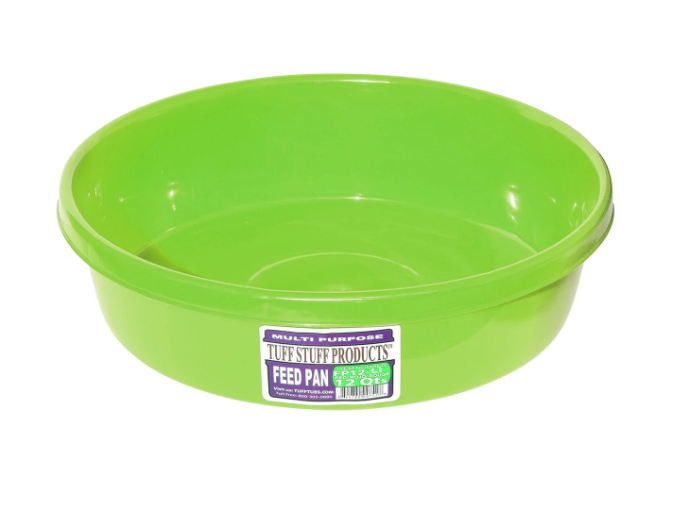 Tuff Stuff Plastic Feeder Pan - 12qt