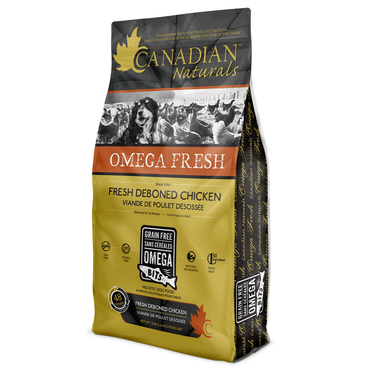 Canadian Naturals Omega Fresh Deboned Chicken 24lb