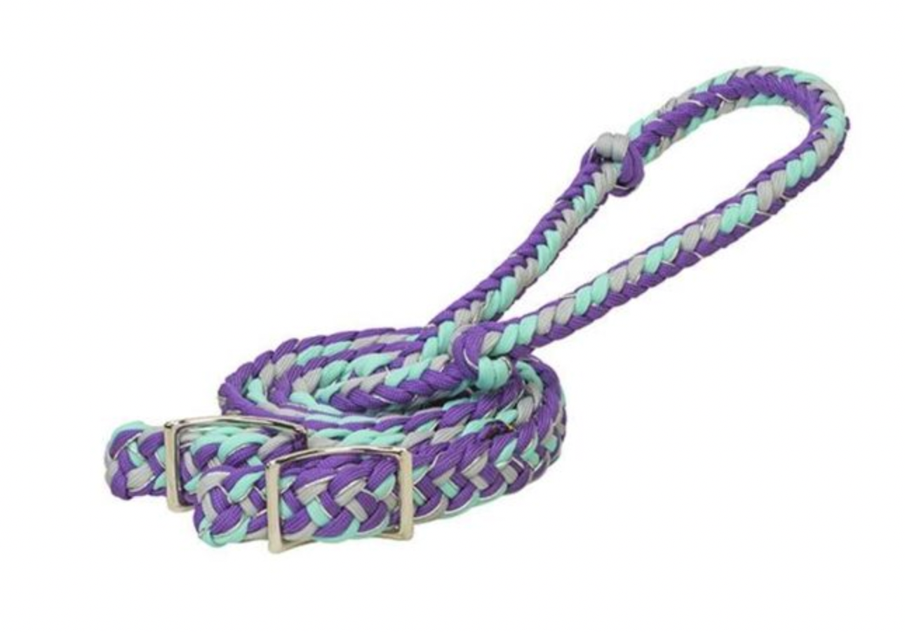 Braided Barrel Racing Reins