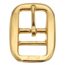 Brass Plated Double Bar Halter Buckle