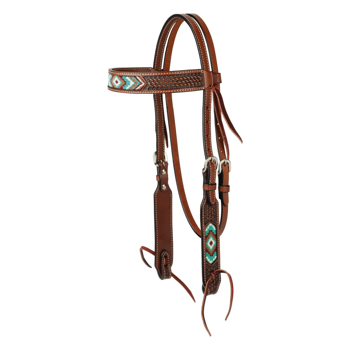Beaded Headstall Browband