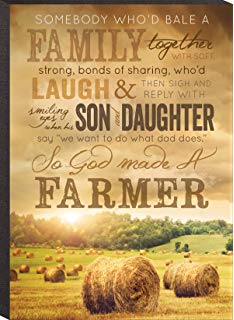 Mounted Print- God Made a Farmer