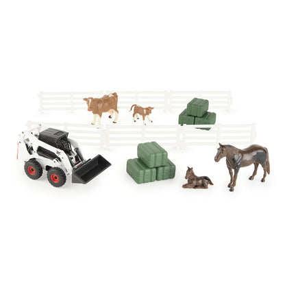 Animal Set with Bobcat Skid Steer