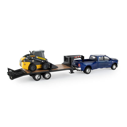Ram 3500 Pickup With New Holland  Skid Steer
