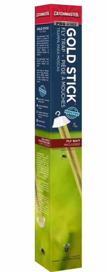 Catchmaster Gold Stick Fly Trap (single small)