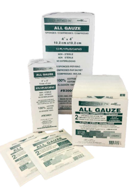 Gauze Sponge 4x4s
