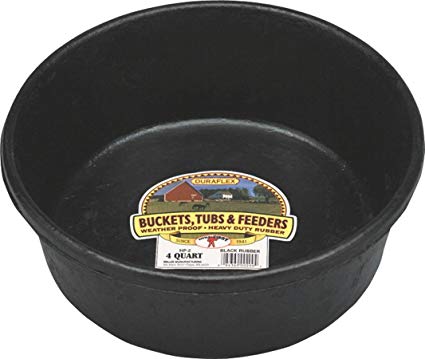 4 Quart Rubber Pan