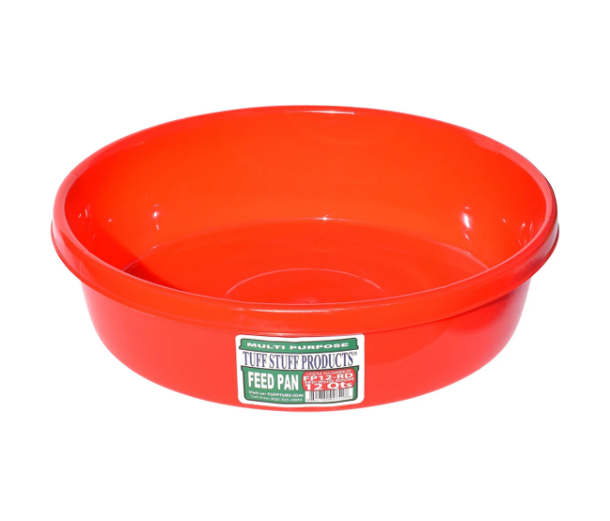 Tuff Stuff Plastic Feeder Pan - 12qt
