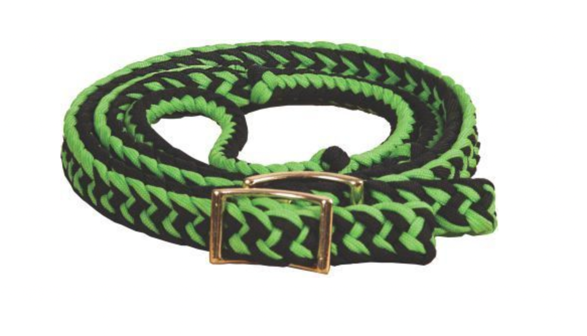 Braided Barrel Racing Reins