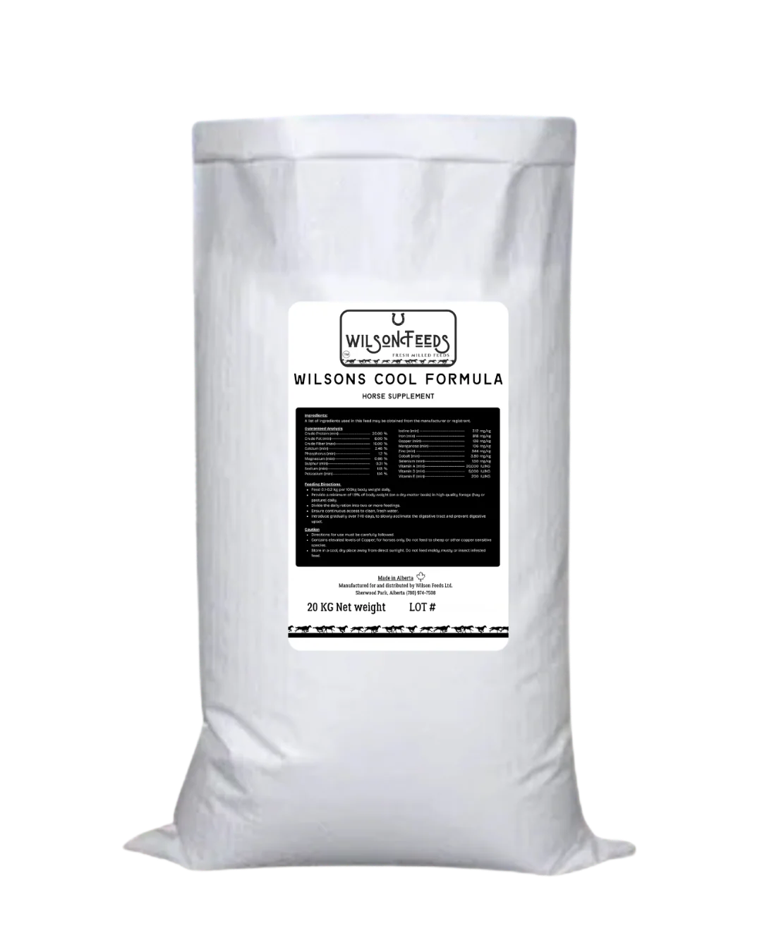 Wilson Feeds Cool Formula 20kg
